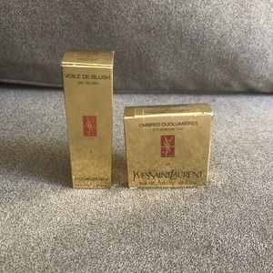 Brand new Ysl eyeshadow duo and gel blush
